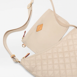 MZ Wallace Small Metro Smile Bag in Buff