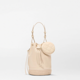 MZ Wallace Waverly Espadrille Bucket Bag in Buff