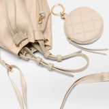 MZ Wallace Waverly Espadrille Bucket Bag in Buff