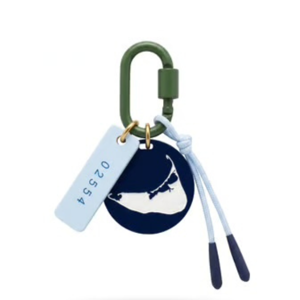 Shape of Nantucket Bag Charm