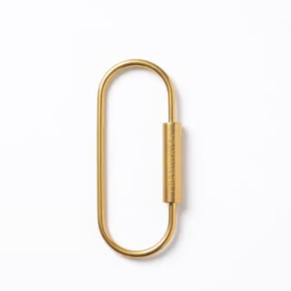 Brass Oval Keyring for Bag Charm