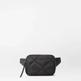 MZ Wallace Quilted Madison Belt Bag in Black