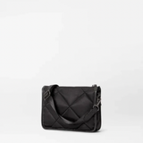 MZ Wallace Quilted Madison Convertible Crossbody in Black