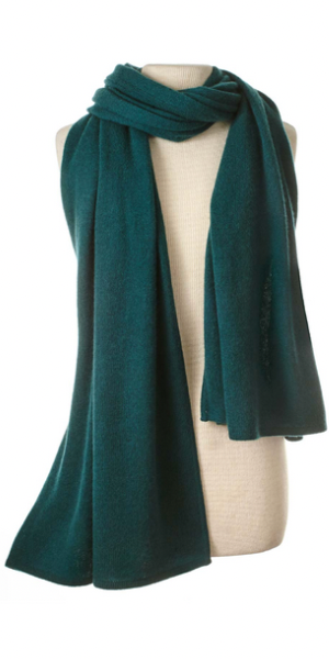 Cashmere Lightweight Travel Wrap in Spruce