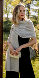 Cashmere Travel Wrap in Flint