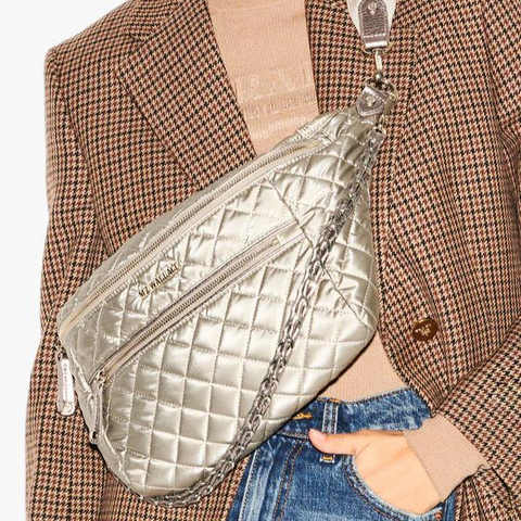 MZ Wallace Crosby Sling in Quartz Pearl