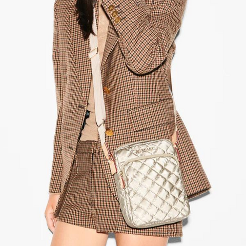 MZ Wallace XS Metro Crossbody in Quartz Pearl