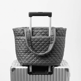MZ Wallace Medium Metro Deluxe Tote in Stone Blue