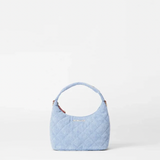 MZ Wallace Mini Metro Hobo in True Light Denim