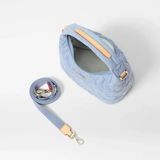 MZ Wallace Mini Metro Hobo in True Light Denim