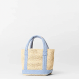 MZ Wallace Mini Crochet Tote in Light Denim