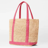 MZ Wallace Medium Raffia Tote in Zinnia