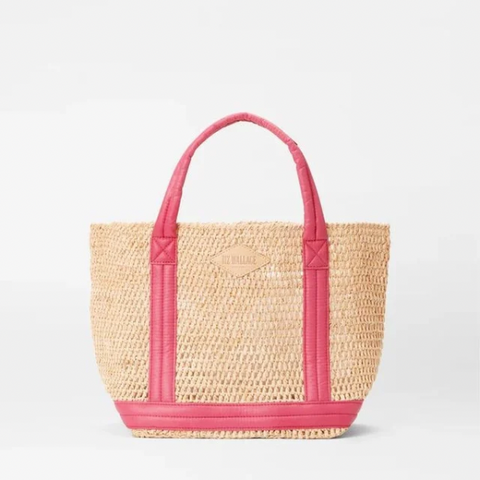 MZ Wallace Mini Raffia Tote in Zinnia