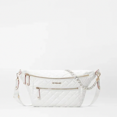 MZ Wallace Crosby Sling in Pearl Metallic