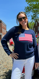 Nantucket Flag Sweater in Navy