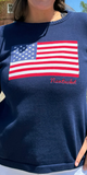 Nantucket Flag Sweater in Navy