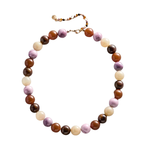 Baublebar Mini Jane Necklace in Brown Multi