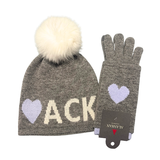 I Heart ACK Cashmere Hat in Grey