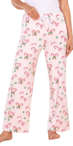 Candy Cane Hearts PJ Bottoms