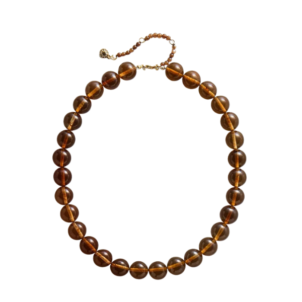 Baublebar Mini Jane Necklace in Tiger's Eye
