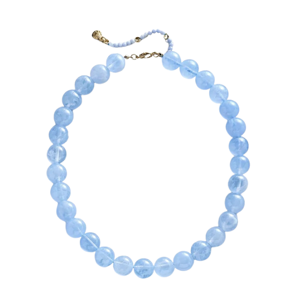 Baublebar Mini Jane Necklace in Soft Blue