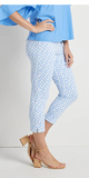 Lucia Pant in Ikat Diamond Periwinkle