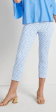 Lucia Pant in Ikat Diamond Periwinkle