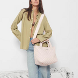MZ Wallace Small Metro Deluxe Tote in Rose