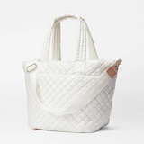 MZ Wallace Medium Metro Deluxe Tote in Pearl Metallic