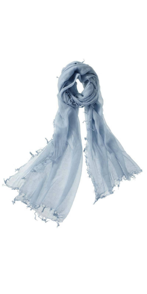 Alta Featherweight Cashmere Scarf in Frost