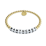 Little Words Project Nantucket Gold Bead Bracelet