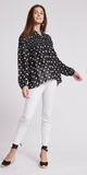 Sara Top Dot in Black