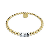 Little Words Project ACK Gold Bead Bracelet