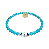 Little Words ACK Aquamarine Stone Bracelet