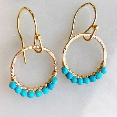 Earrings – Blue Beetle