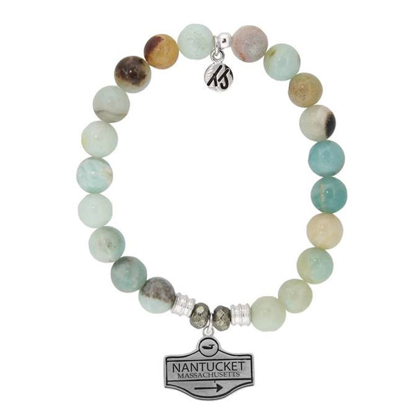 Amazonite Street Sign StACKed Bracelet