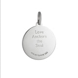 Medium Colby Davis Anchor Charm in Light Blue