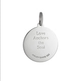 Small Colby Davis Anchor Charm in Light Blue