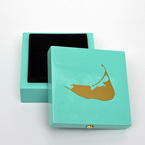 Nantucket Bauble Box in Aqua