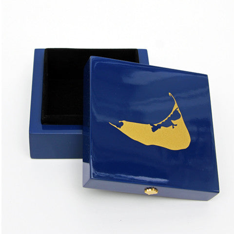 Nantucket Bauble Box in Navy