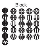 Acrylic Block Monogram Necklace by Moon and Lola