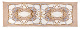 Cinta Featherweight Cashmere Scarf in Navy/Ivory