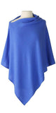 Cashmere Cape in Cornflower