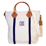 Flight Bag with Navy Trim