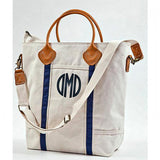Flight Bag with Navy Trim