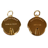 Nantucket Spinner Charm in Gold Vermeil by Jet Set Candy