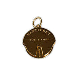 Nantucket Spinner Charm in Gold Vermeil by Jet Set Candy