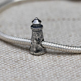 Great Point Lighthouse Charm Bead