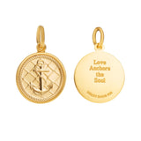 Small Gold Colby Davis Anchor Charm