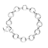 Mini Compass Bracelet Charm in Sterling Silver
